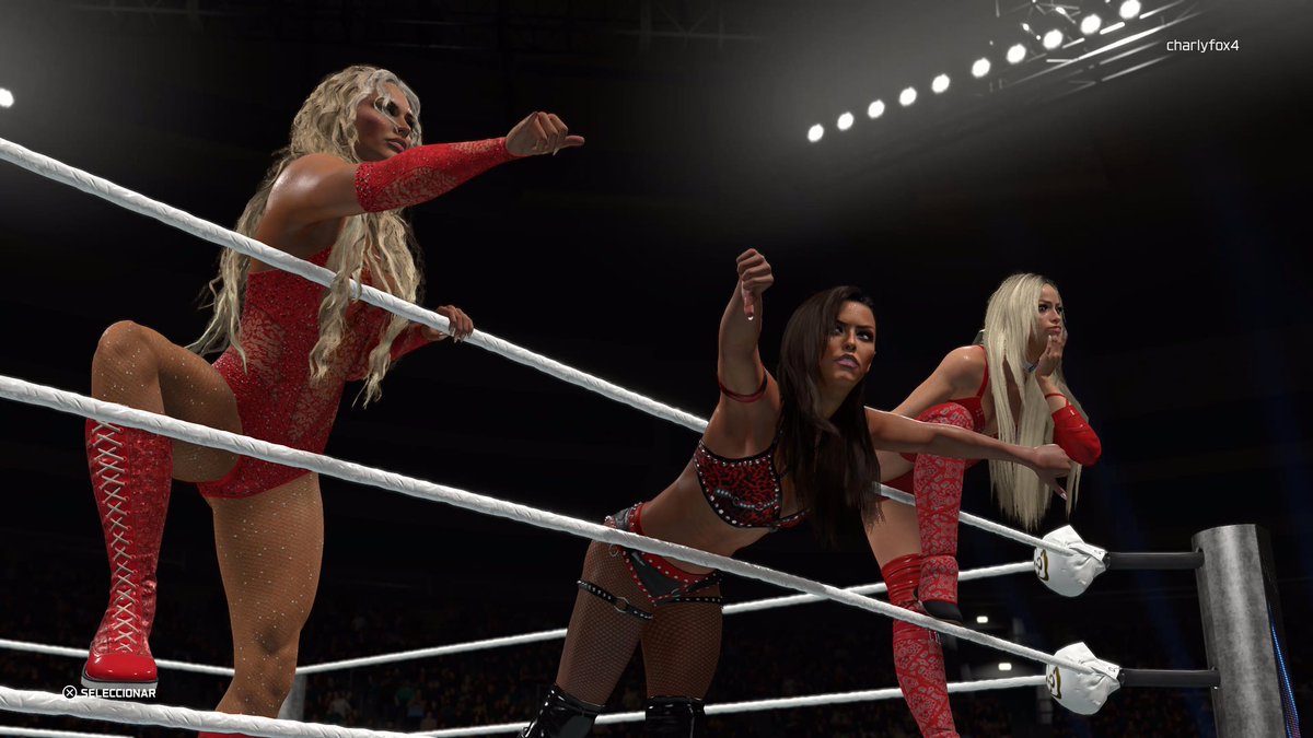 FossNh's tweet image. I’m living for my Mandy Rose reign.

She got a little work done…
(aka I went to CC)

And now her faction is running She Ate mercilessly.

Charlotte stepped up…

but she had NO business with the red lights faction. 🔥

#FWF #WWE2K26 #SheAte