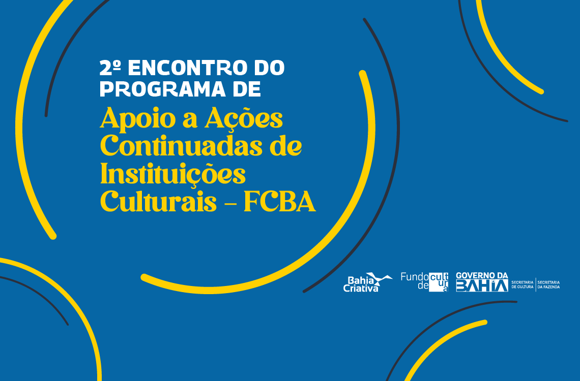 A SecultBA realiza nesta quinta (9), no MAB, o 2º Encontro do Programa de Apoio a Ações Continuadas do FCBA. A iniciativa reúne 22 instituições culturais e integra um investimento de R$30 milhões para fortalecer ações continuadas no estado.
🔗 ba.gov.br/cultura/notici…