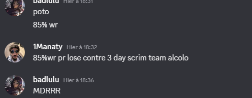 Manaty_LoL's tweet image. 1-0 LFL avec 3 scrims avec wao GG IJC @badlullu je t'avais prévenu lucas...