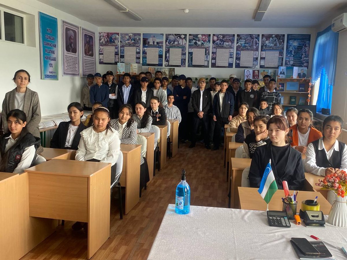 DavronK32916's tweet image. Here is a professional English translation of your post, optimized for social media:

#OpenDoors #Visit #Technicum #FutureProfession

📣 The First Step Toward a Future Profession: Our Students Visit the Technicum!

🏛 Today, an "Open Doors Day" was held at the Angor District