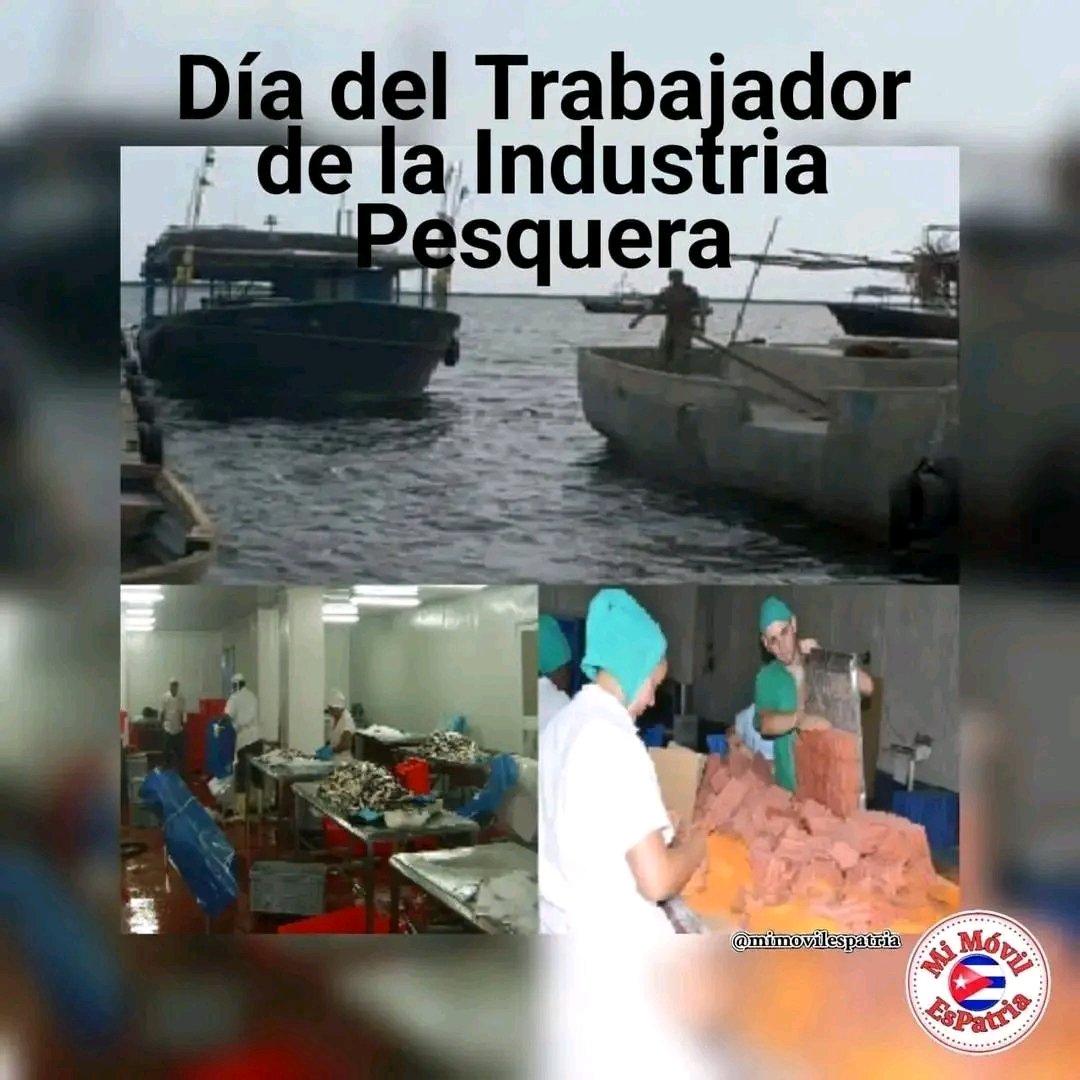 Muchas felicidades a todos l9s trabajadores del.sector pesquero. #CéspedesUnidosyVictoriosos #Camagüey <a href="/DiazCanelB/">Miguel Díaz-Canel Bermúdez</a> <a href="/DrRobertoMOjeda/">Dr. Roberto Morales Ojeda</a> <a href="/WalterNoris/">Walter Simon Noris</a>