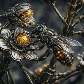 vocsel's tweet photo. A mechanical pollinator harvesting energy from engineered flowers—where nectar fuels a system, not life.

https://t.co/0wWsklWdvc #objkt4objkt #objkt4objkt2026 #NFT #AIEnhancedPhoto #IronEden #Objkt #objktnext https://t.co/4XbxZmN10d