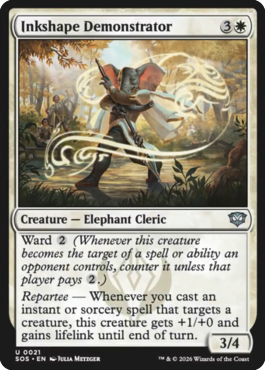 MTGGoldfish's tweet image. Some repartee, and creatures that come with spells ready to trigger it. More previews at mtgpreviews.com/SOS

Source: instagram.com/taaliavess/ree…
🎨: @ElizabethPeiro