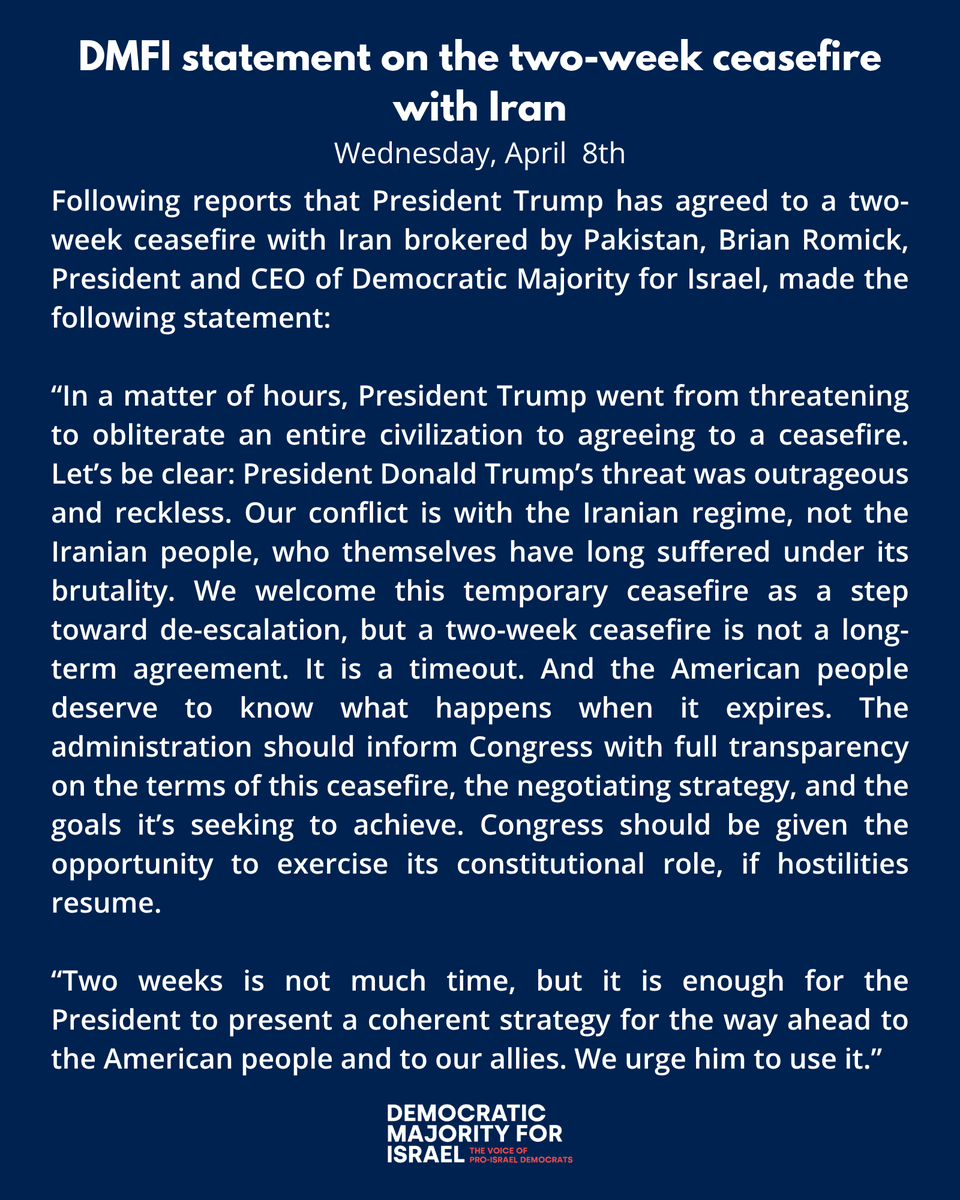 Democratic Majority for Israel tweet media