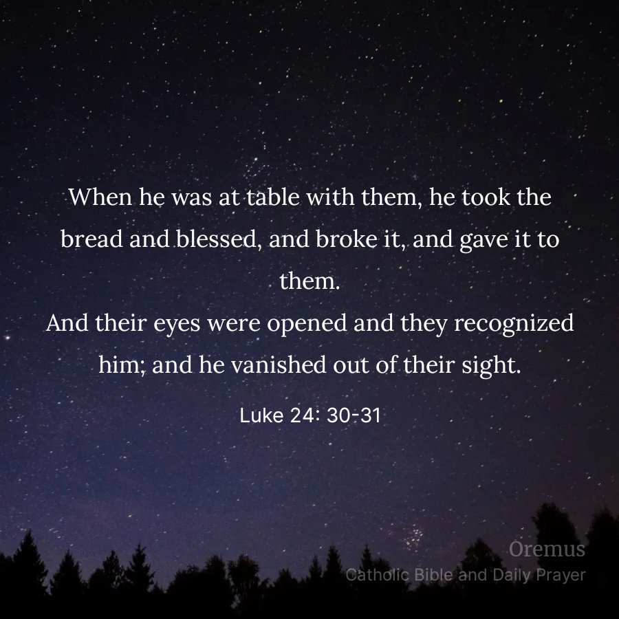 AnitaSKunene's tweet photo. ¹⁸ Then one of them, named Cle'opas, answered him, "Are you the only visitor to Jerusalem who does not know the things that have happened there in these days?"

Luke 24:13-35 RSV-CE https://t.co/vtfXCUoFf7