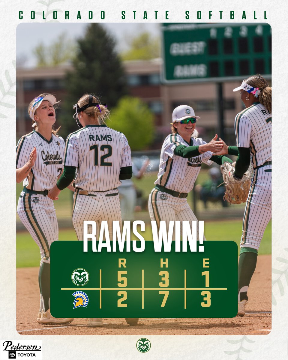 CSUSoftball's tweet image. THAT'S A DUB FOR GAME ONE‼️

#Relentless x #CSURams