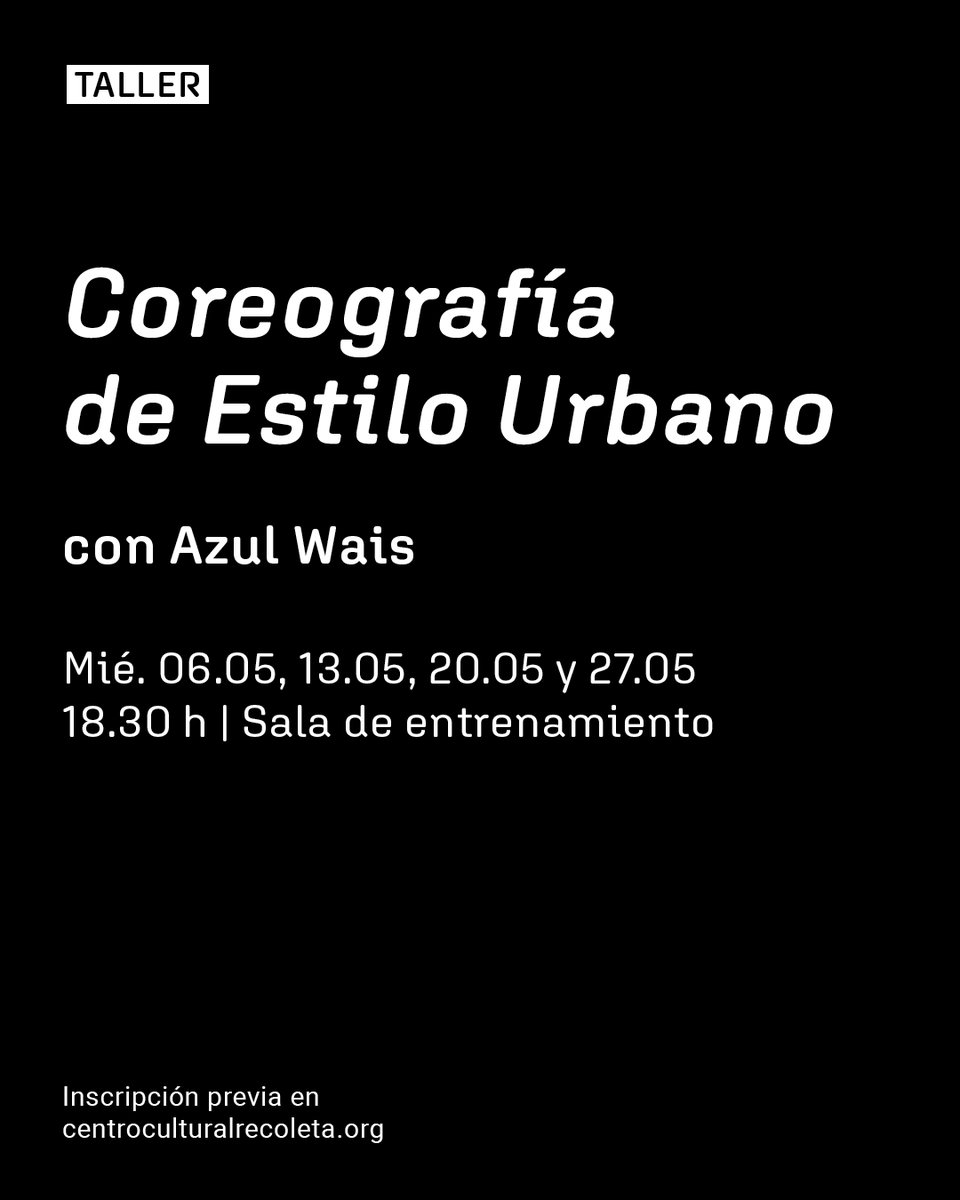 CENTRO CULTURAL RECOLETA tweet media