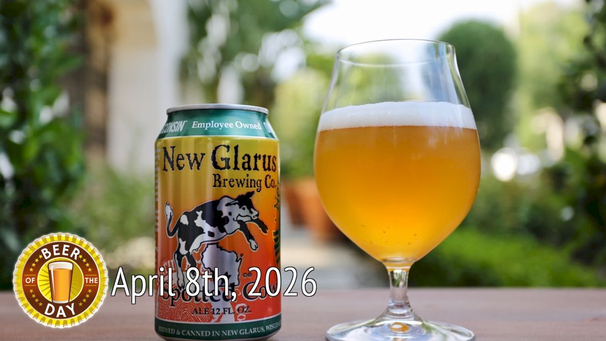 BeerOfTheDay's tweet image. Beer of the Day for Apr 8th: Spotted Cow from New Glarus Brewing Company (botd.us/Dk4MTh) in New Glarus, WI. #beertography #lovebeer #craftbeer #drinklocal #beer #beersnob #ilovebeer #beergeek @spottedcow_wisc