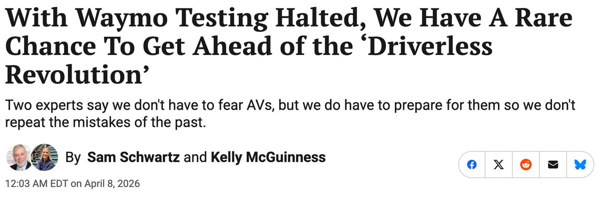 StreetsblogNYC's tweet image. nyc.streetsblog.org/2026/04/08/way…