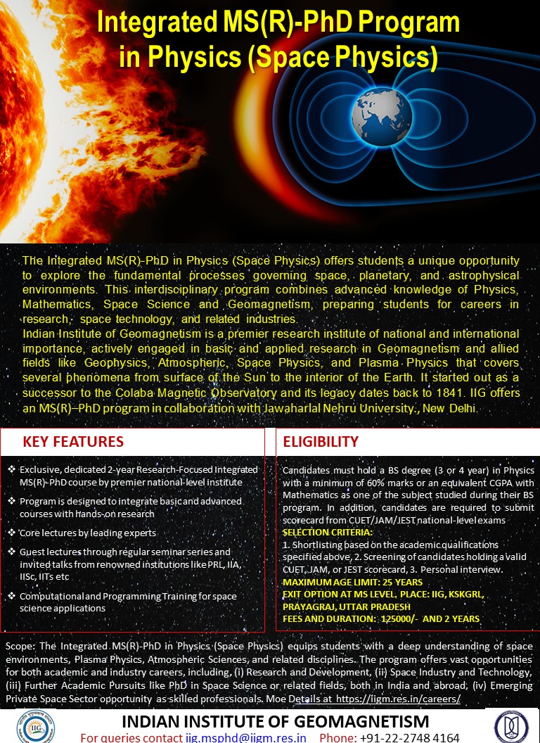 Indian Institute of Geomagnetism tweet media
