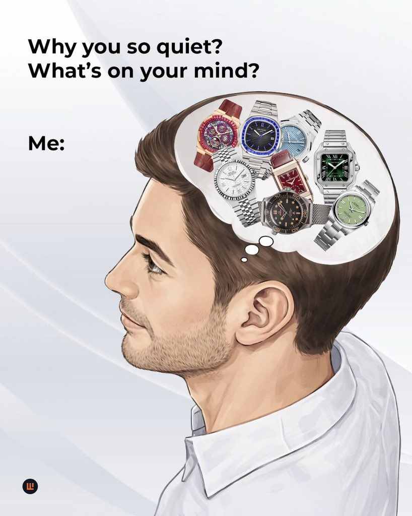 js_luxury24's tweet image. Quiet on the outside, calculating the next timepiece move on the inside ⌚️🔥

#WatchGame #LuxuryMindset #JSLuxury #WristCheck