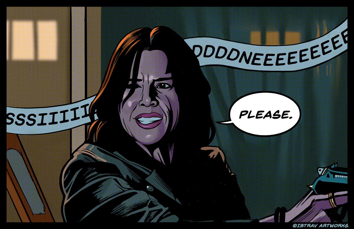 ibtrav's tweet photo. Panel from the Scream 7 movie comic adaptation.

What did you all think of Scream 7?🔪🔪🔪 https://t.co/L6pviygwga