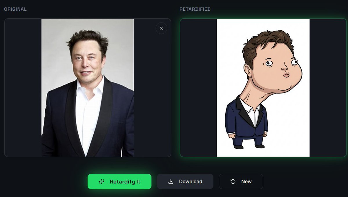 Retardify tweet media