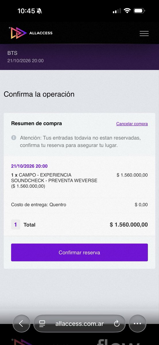 there’s still soundcheck tickets available to purchase on the third date that was added for argentina 😭 this shi is so diabolically expensive