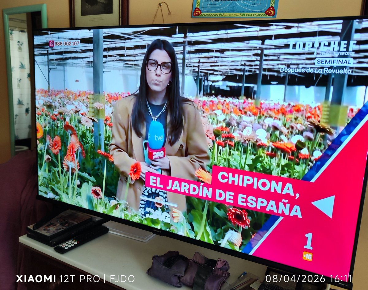 ¡¡#Chipiona es el #jardín de España!! Way, 
pero está claro que no conozco Chipiona, después de dieciocho años, viviendo en ella. 
¡¡Pero Way!!
Hoy en TVE1: