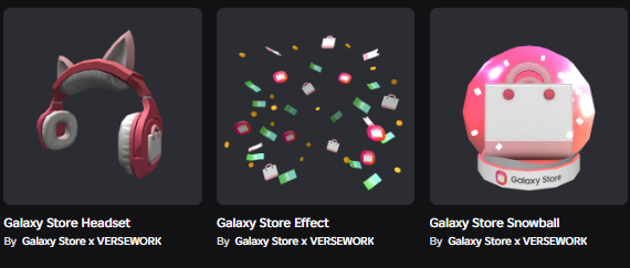 Xh0PlUgc's tweet image. 📣Galaxy Store x VERSEWORK This group will also soon release three more new items.

➡️roblox.com/catalog/108045…

➡️roblox.com/catalog/126355…

➡️roblox.com/catalog/138298…

#Roblox #RobloxDev #RobloxFreeUGC #RobloxUGCLimited