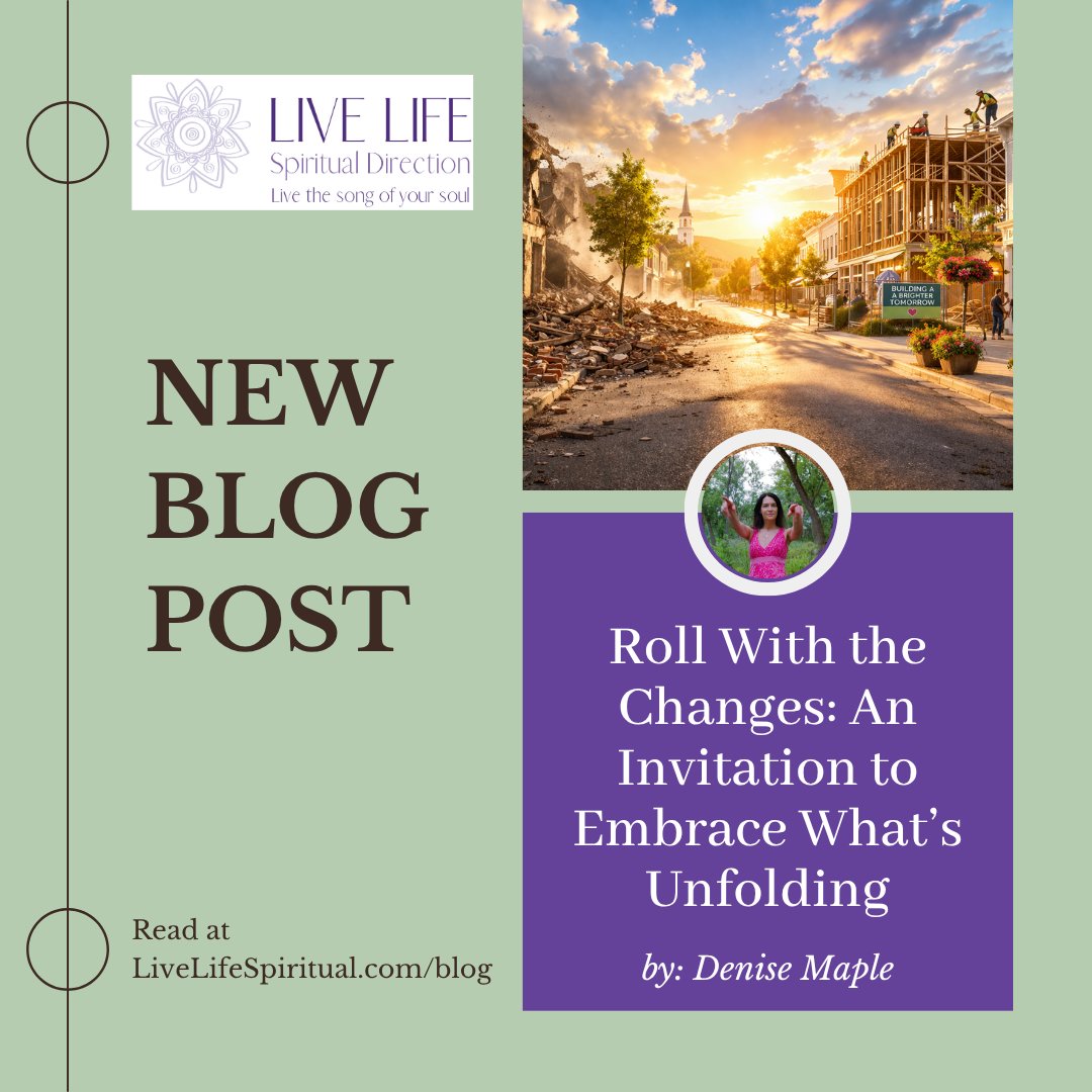 LiveLifeSpirit's tweet photo. Roll with the Changes🛞
Have you been feeling it?
That sense that the world is shifting…
That feeling that your life is changing...

You’re not imagining it.
Read the full blog here: https://t.co/mIftj4RX9A
#SpiritualGrowth #MindBodySpirit https://t.co/l3fhGJWmVH