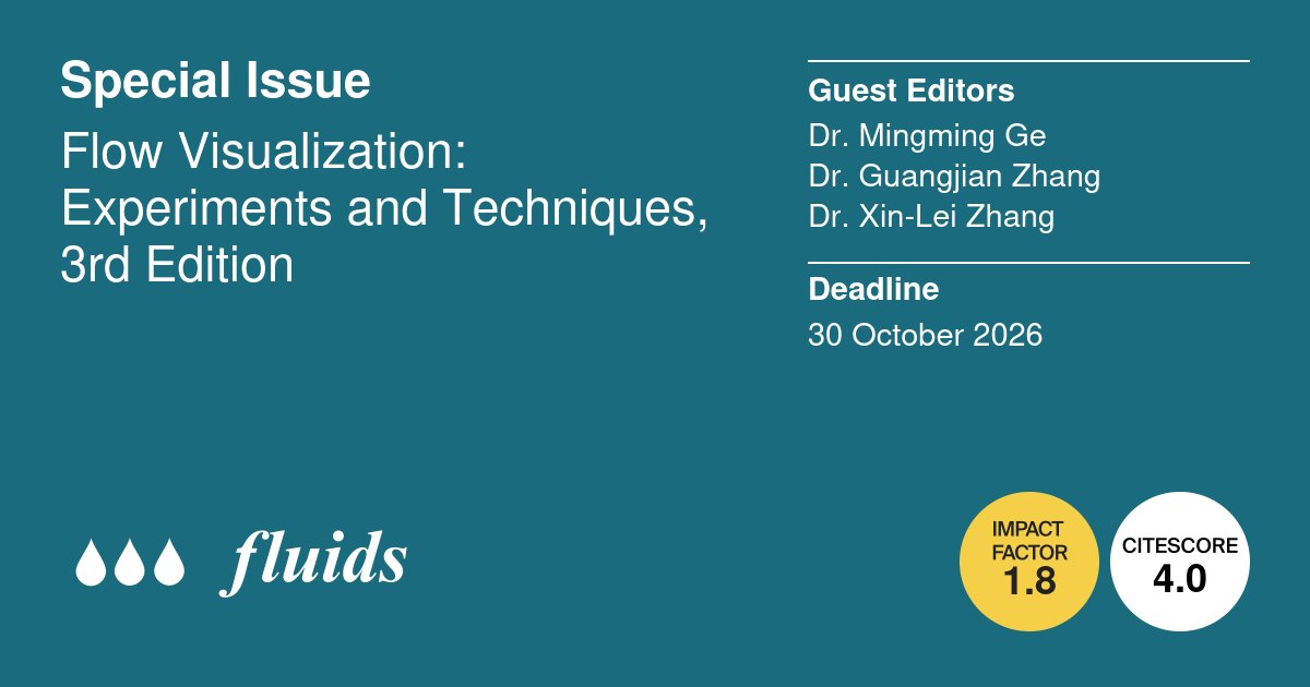 Fluids MDPI tweet media