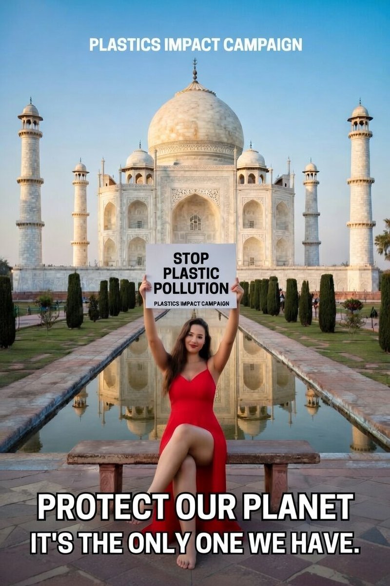 Plastics impact campaign tweet media