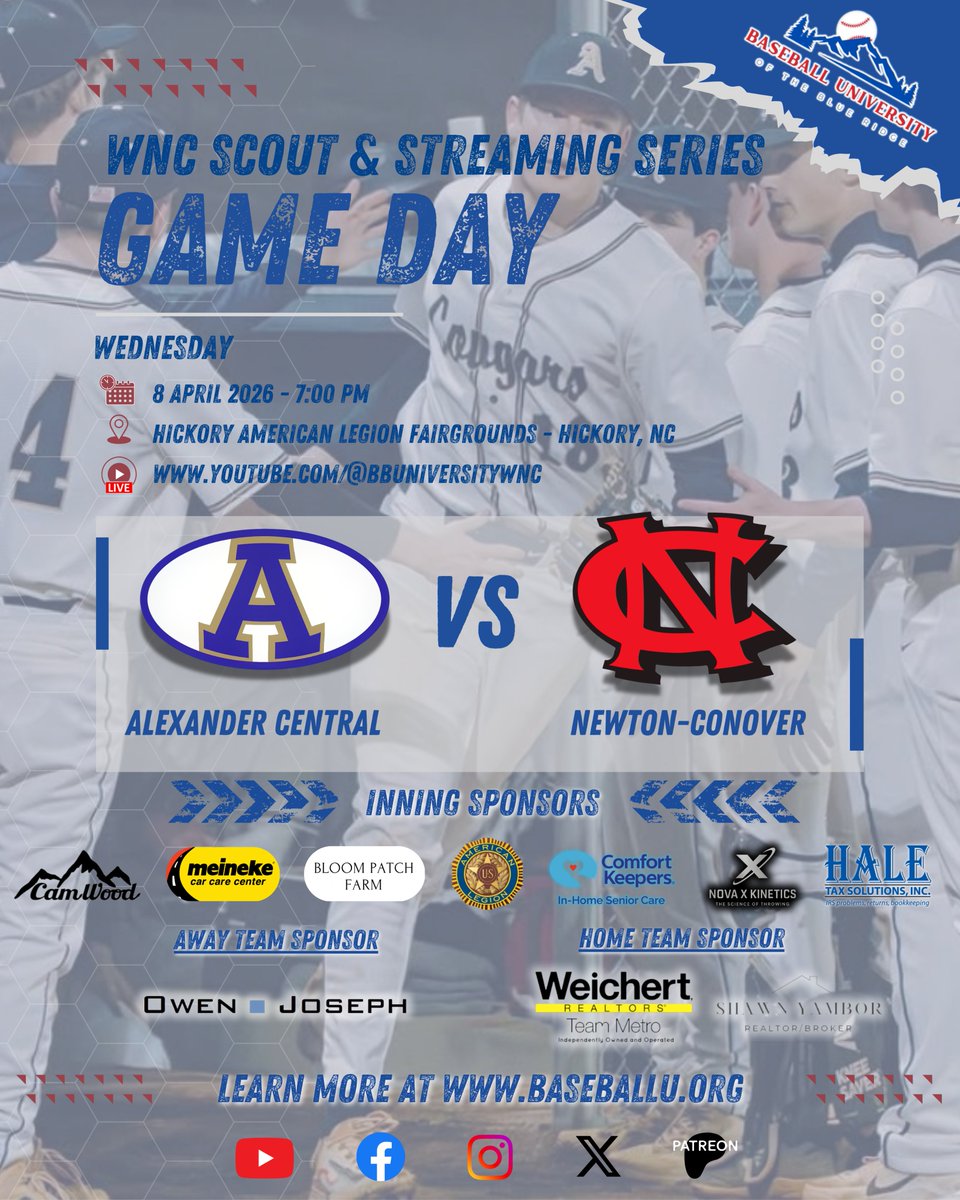 Baseball University of the Blue Ridge tweet media