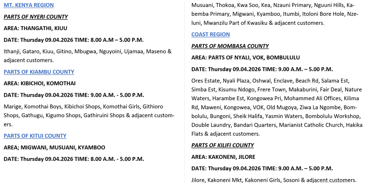 Kenya Power tweet media