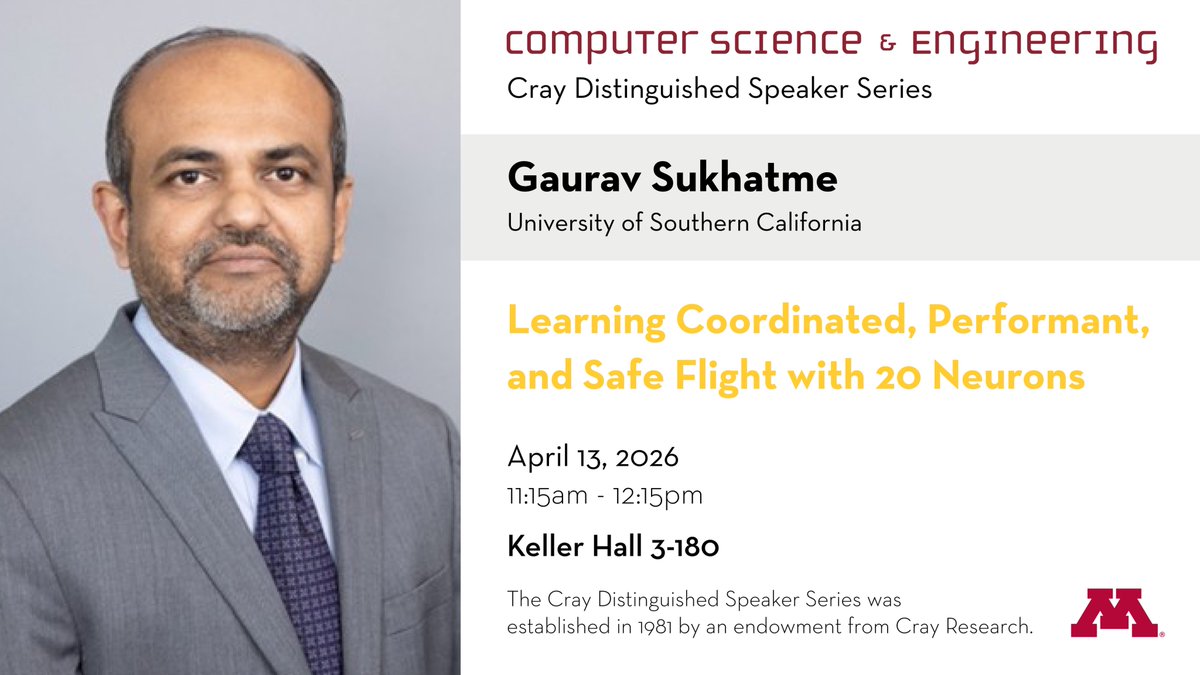 UMN Computer Science & Engineering tweet media