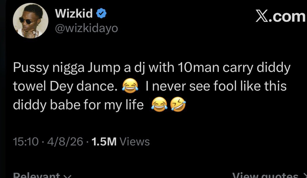 Saintbrainpro's tweet photo. Omoh which kind cooking be this @wizkidayo omoh my OLOYE don lose his credibility oooo 😂 https://t.co/xJtN9cqSHI