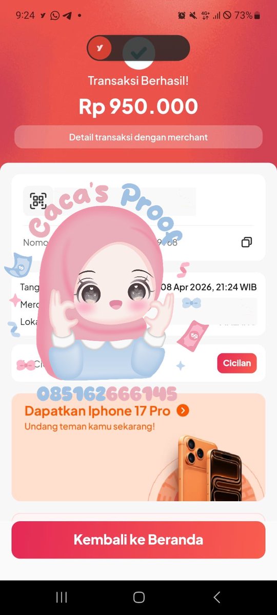 Caca ♡ ⃗ | WA di bio tweet media