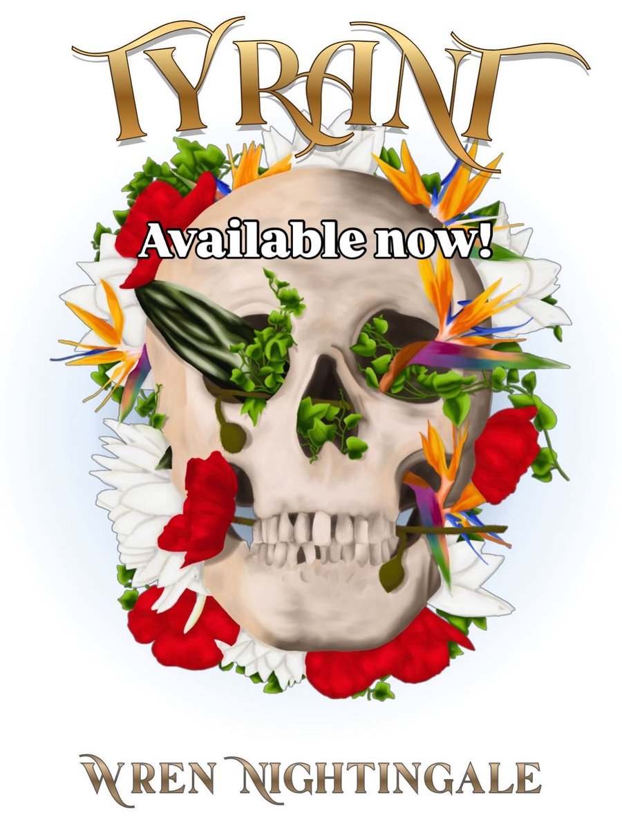 WrenNightAuthor's tweet photo. Tyrant is OUT! It is available for KU or 4.99 ebook and also can be bought as a paperback! This is book 1 of my dark fantasy series, and if you love trauma, spice, and everything not nice, then this read is for you! #writingcommunity #book #fantasy #indieauthor https://t.co/puC9ReDdFq