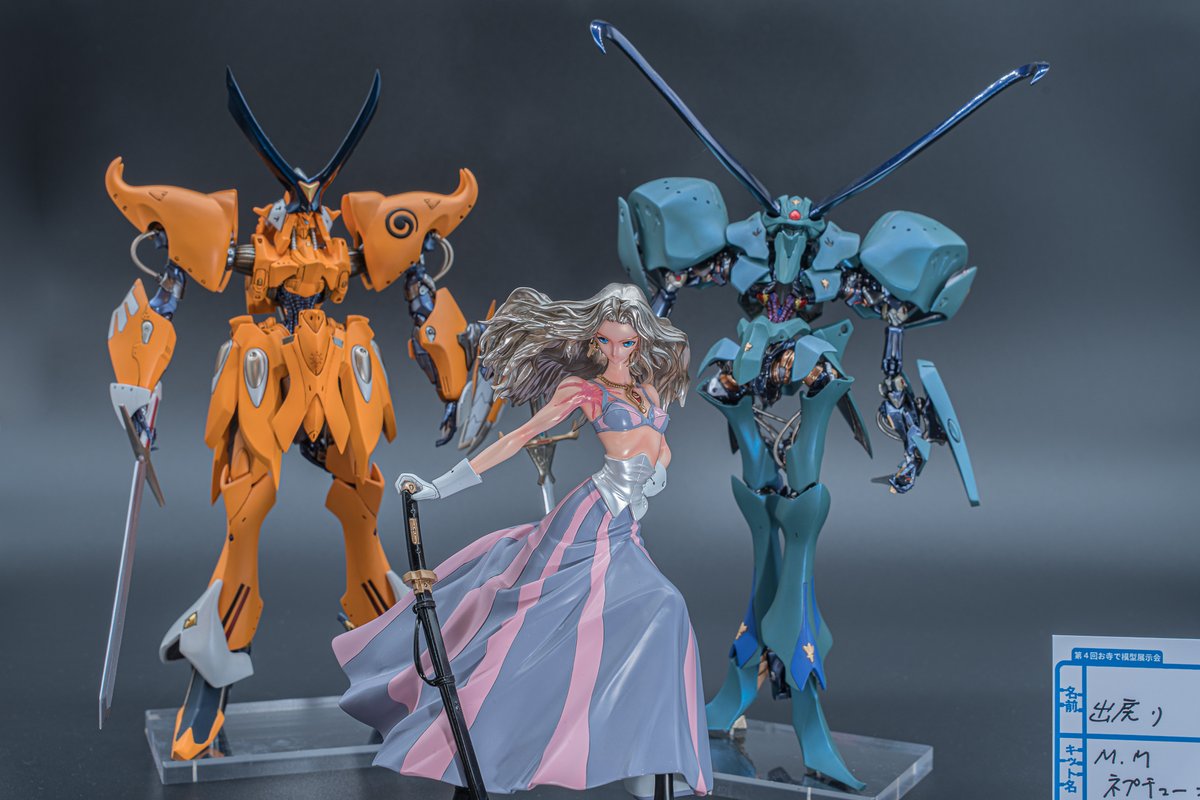 お寺で模型展示会！ tweet media