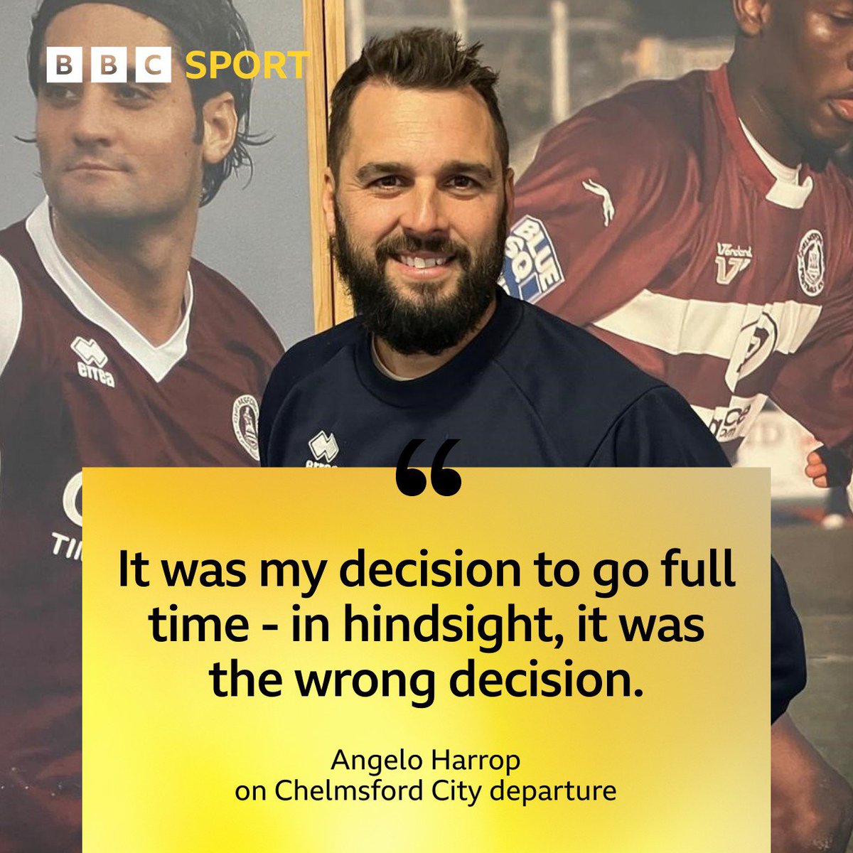 BBCEssexSport's tweet image. LISTEN ⚽️

@HarropAngelo has spoken about his departure from @OfficialClarets, which came earlier this month with six games left of the @NL_Enterprise South season and the #Clarets still in the chase for a play-off position.

bbc.co.uk/sounds/play/p0…