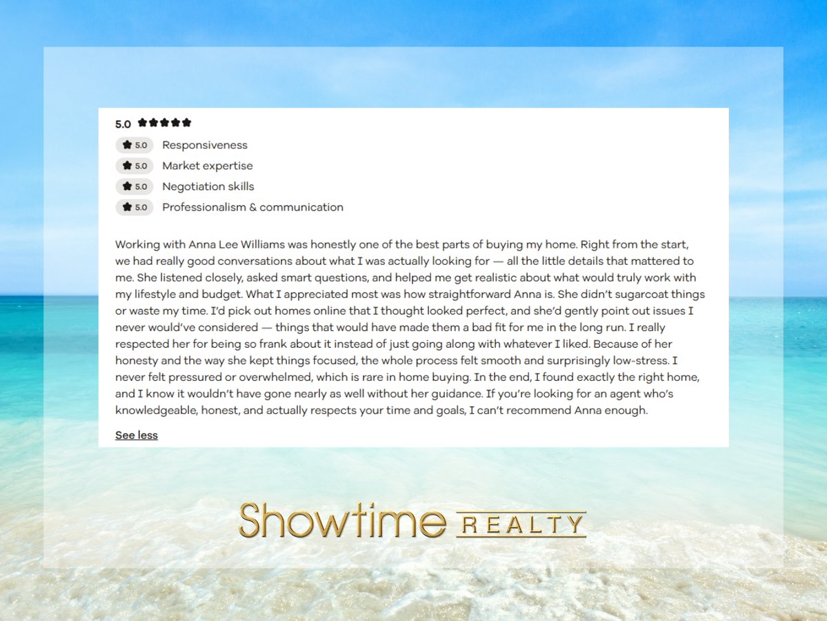 ShowtimeRealEst's tweet image. 𝟱-𝗦𝘁𝗮𝗿 𝗖𝗹𝗶𝗲𝗻𝘁 𝗥𝗲𝘃𝗶𝗲𝘄 🌟🌟🌟🌟🌟
⭐ 𝗥𝗲𝘀𝗽𝗼𝗻𝘀𝗶𝘃𝗲𝗻𝗲𝘀𝘀
⭐ 𝗠𝗮𝗿𝗸𝗲𝘁 𝗘𝘅𝗽𝗲𝗿𝘁𝗶𝘀𝗲
⭐ 𝗡𝗲𝗴𝗼𝘁𝗶𝗮𝘁𝗶𝗼𝗻 𝗦𝗸𝗶𝗹𝗹𝘀
⭐ 𝗣𝗿𝗼𝗳𝗲𝘀𝘀𝗶𝗼𝗻𝗮𝗹𝗶𝘀𝗺 &amp;amp; 𝗖𝗼𝗺𝗺𝘂𝗻𝗶𝗰𝗮𝘁𝗶𝗼𝗻

#YouOnlyLiveOnceLetMeShowYouWhere #ShowtimeRealty