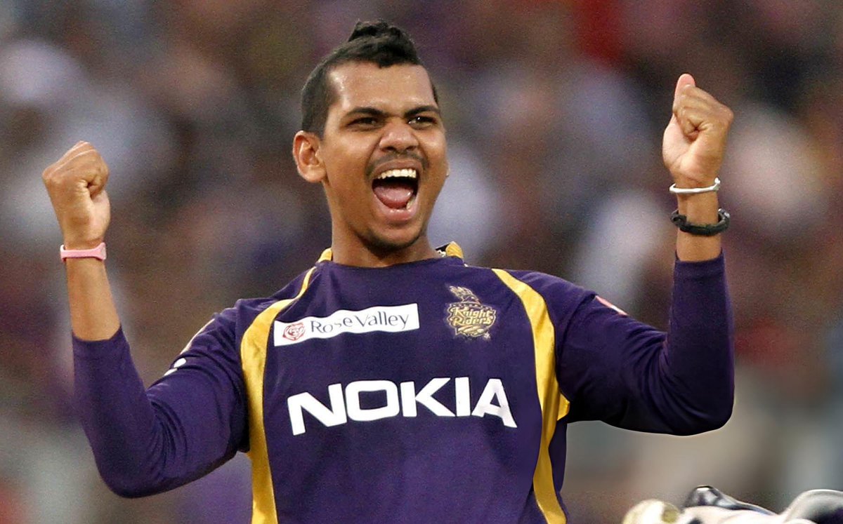 KKRiders's tweet photo. #OnThisDay in 2012, Sunil Narine played his first TATA IPL match 💜

Can you guess how many wickets he picked that year? 💬👇 https://t.co/OoaZ24X3sw