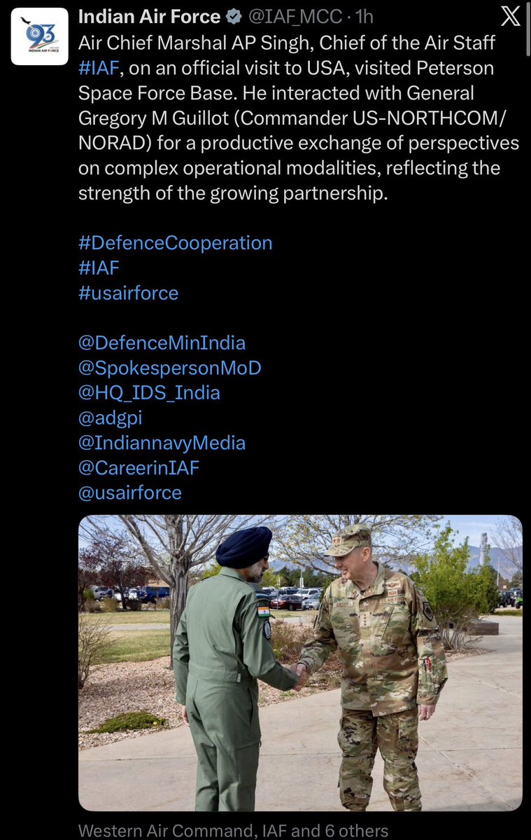 Maj Digvijay Singh Rawat, Kirti Chakra (Retd) tweet media