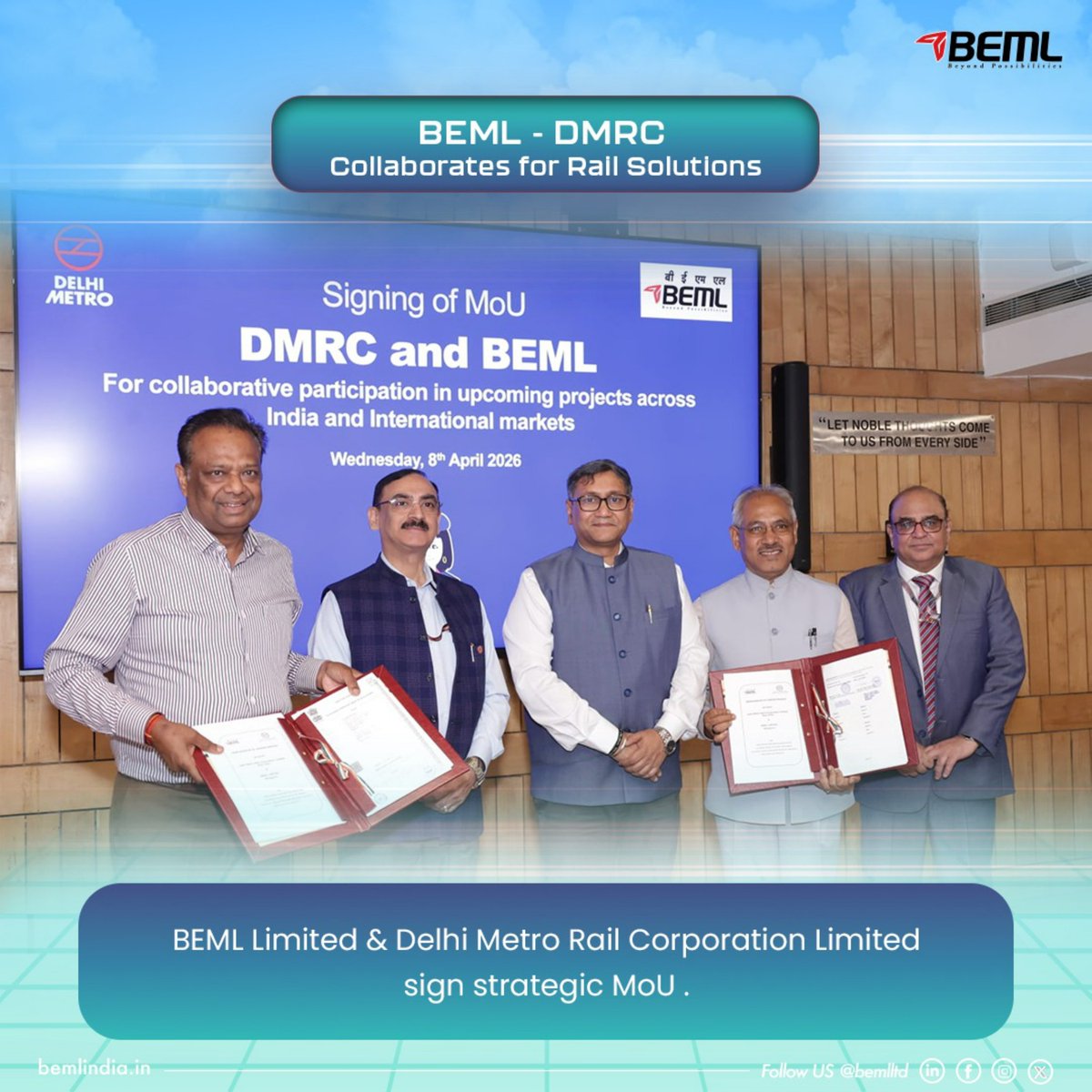 BEML India tweet media