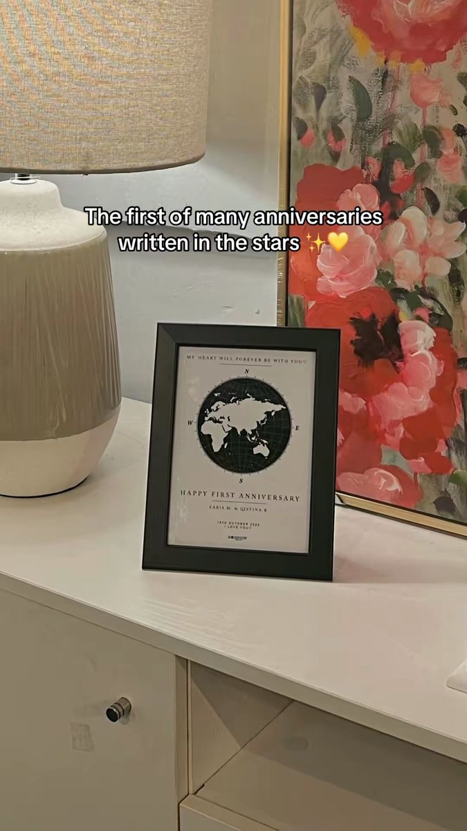 astargeizerpro's tweet image. Day 176 of posting until the sentimental ones find me ♡

Here’s to the beginning of a forever kind of love. One year closer to forever  💛✨

#starmap #custommade #sentimental #giftideas #bintang