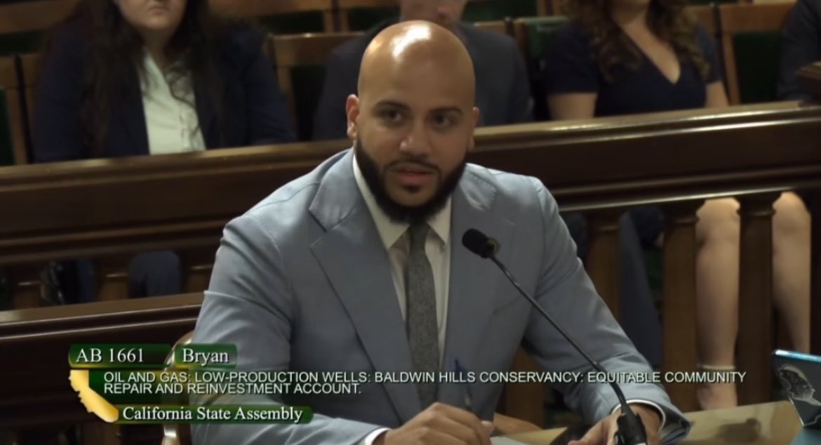 PerfectUrPurpos's tweet image. #California AB 1661 Oil and gas: low-production wells: Baldwin Hills Conservancy: Equitable Community Repair and Reinvestment Account

✅ Passed out of Assembly Natural 
       Resources Committee 10-1 

✅ Re-referred to Appropriations 
       Committee

#CALeg #Environment