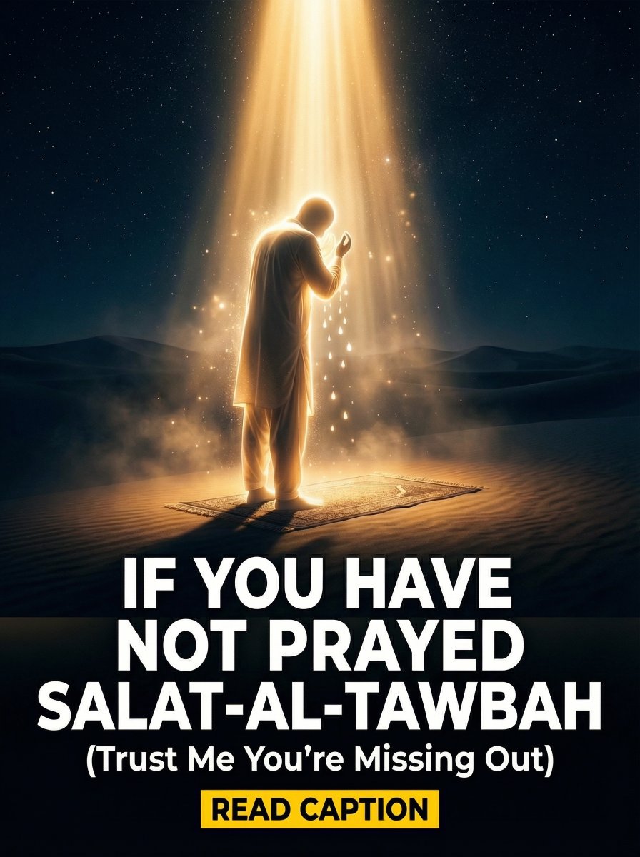 TheQuraanFM's tweet photo. Salat al-Tawbah - The Prayer That Can Wipe Your Sins 🤍

There is a moment…
when your heart feels heavy.
When you know… you slipped.

And no one knows… except Allah.

That is when this beautiful prayer becomes your door back.

✨ The Prophet (saw) said:

“When a servant (of Allah) commits a sin, and he performs ablution well, and then stands and prays two rak'ahs, and asks pardon of Allah, Allah pardons him. He then recited this verse: "And those who, when they commit indecency or wrong their souls, remember Allah" (Al-Qur'an 3:135).”

(Sunan Abi Dawud 1521)

🤲🏻 How to Pray Salat al-Tawbah?
1.Make wudu properly… with presence.
2.Make intention in your heart for repentance.
3.Pray two rak’at like any nafl prayer.
4.After salah… raise your hands. Speak to Allah. Confess. Cry. Regret. Because Allah loves the one who returns.
5.Repeat Astaghfirullah and make sincere du’a.

🌙 When to Pray?

Anytime… when your heart feels guilty.
Anytime… after a sin.
Anytime… you want to come back to Allah.

(Except prohibited times: sunrise, sunset, midday)

⚠️ True Tawbah Has 4 Conditions:
1️⃣ .Stop the sin.
2️⃣ .Feel real regret.
3️⃣ .Ask Allah for forgiveness.
4️⃣ .Make a sincere intention never to return.

And if you wronged someone… make it right.

💭 Reminder: No sin is too big. No mistake is too far. As long as you turn back… Allah’s mercy is always closer than your past.