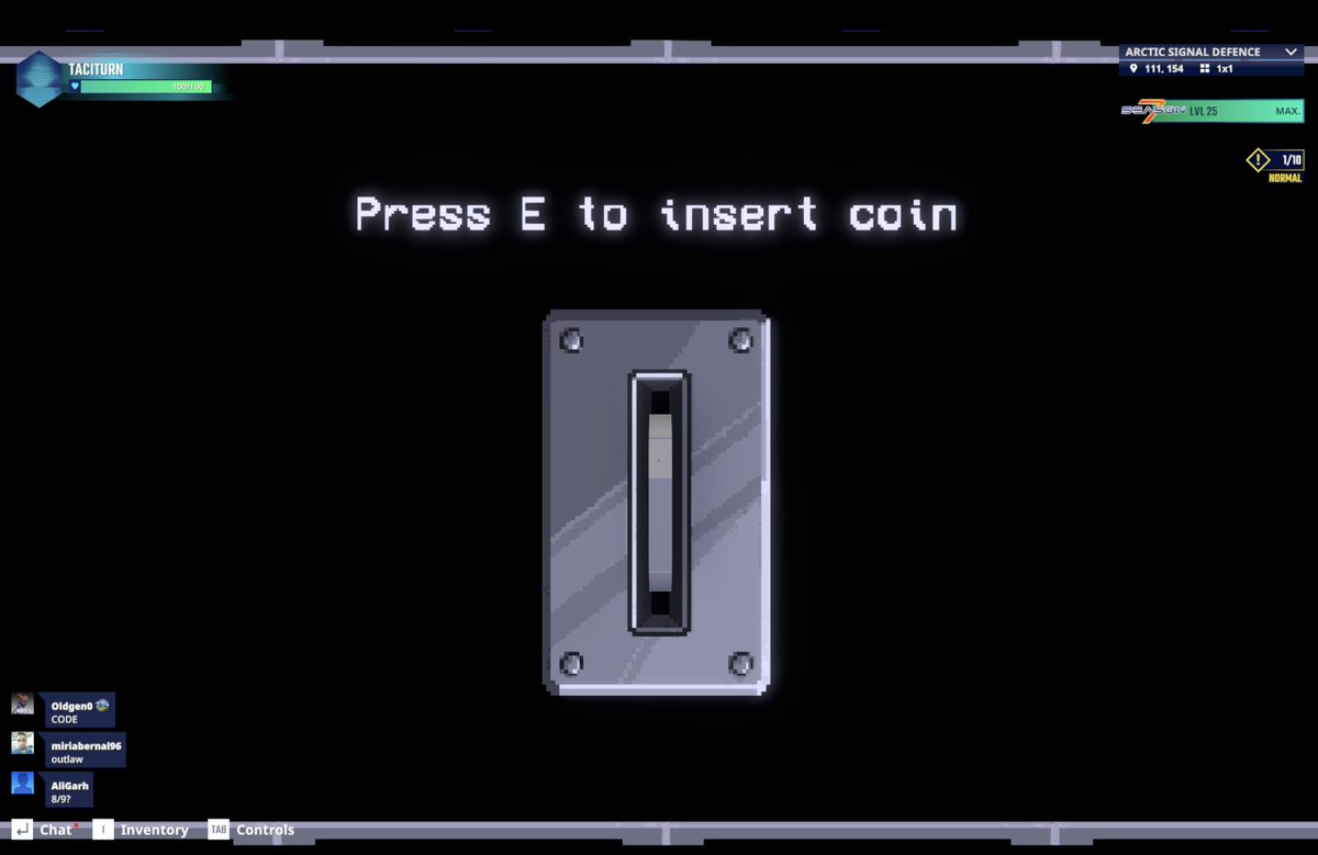 _ken_lee's tweet photo. Got any change? Coin insert screen captured in The Sandbox Season 7. @TheSandboxGame  https://t.co/wqiBdDjAi9 #Season7 https://t.co/TmrlxOFaw6