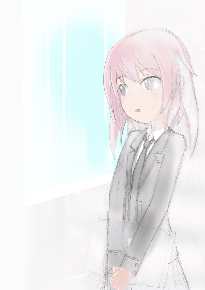 過去ラフ使っておたおめっす #比良坂夜露生誕祭
