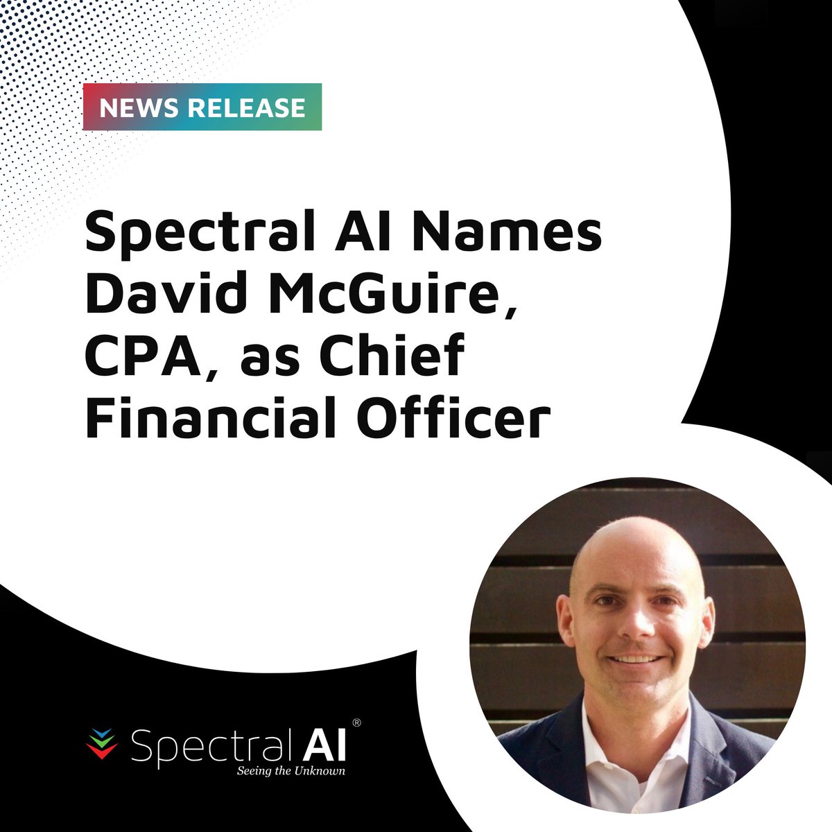 Spectral_MDAI's tweet image. Mr. McGuire brings to Spectral AI more than 20 years of experience in finance and accounting. 

Read the full release investors.spectral-ai.com/news-releases/…

#MDAI #SpectralAI