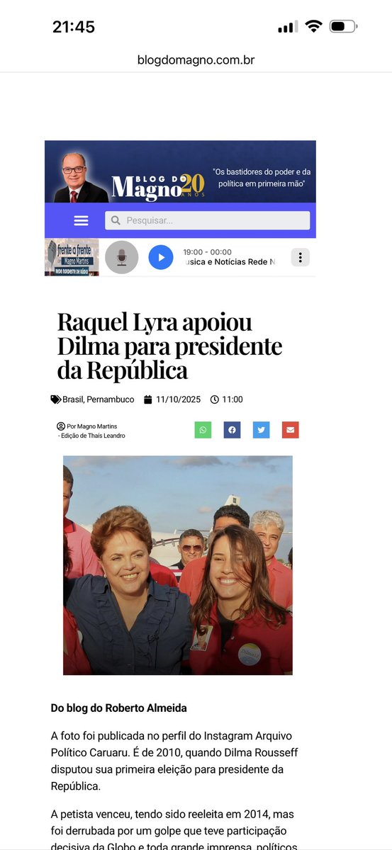 JOSÉ CAVALCANTI tweet media