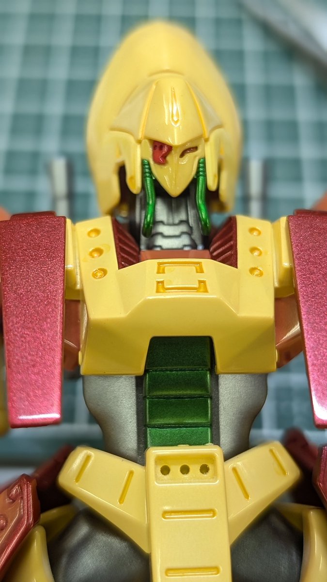 良かった❗
カルバリーテンプルのアイパッチ、意外とすんなりパーツが出来ました。
まあこれで良しとしましょう❗😂
エナメルのオレンジでスミ入れもやったし、もうすぐ完成です。
#エルガイム
#HGカルバリーテンプル
#ガンプラ好きと繋がりたい