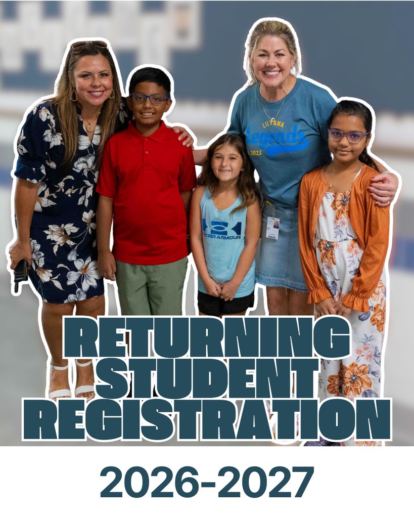 hugheselem's tweet photo. 📢📚 Returning student registration for the 2026–2027 school year is now open! 🎉 Complete your registration today and get ready for another fantastic year in Prosper ISD. Visit the following link to secure your spot: https://t.co/eH40SRyEZU https://t.co/o7y3sc1NYN