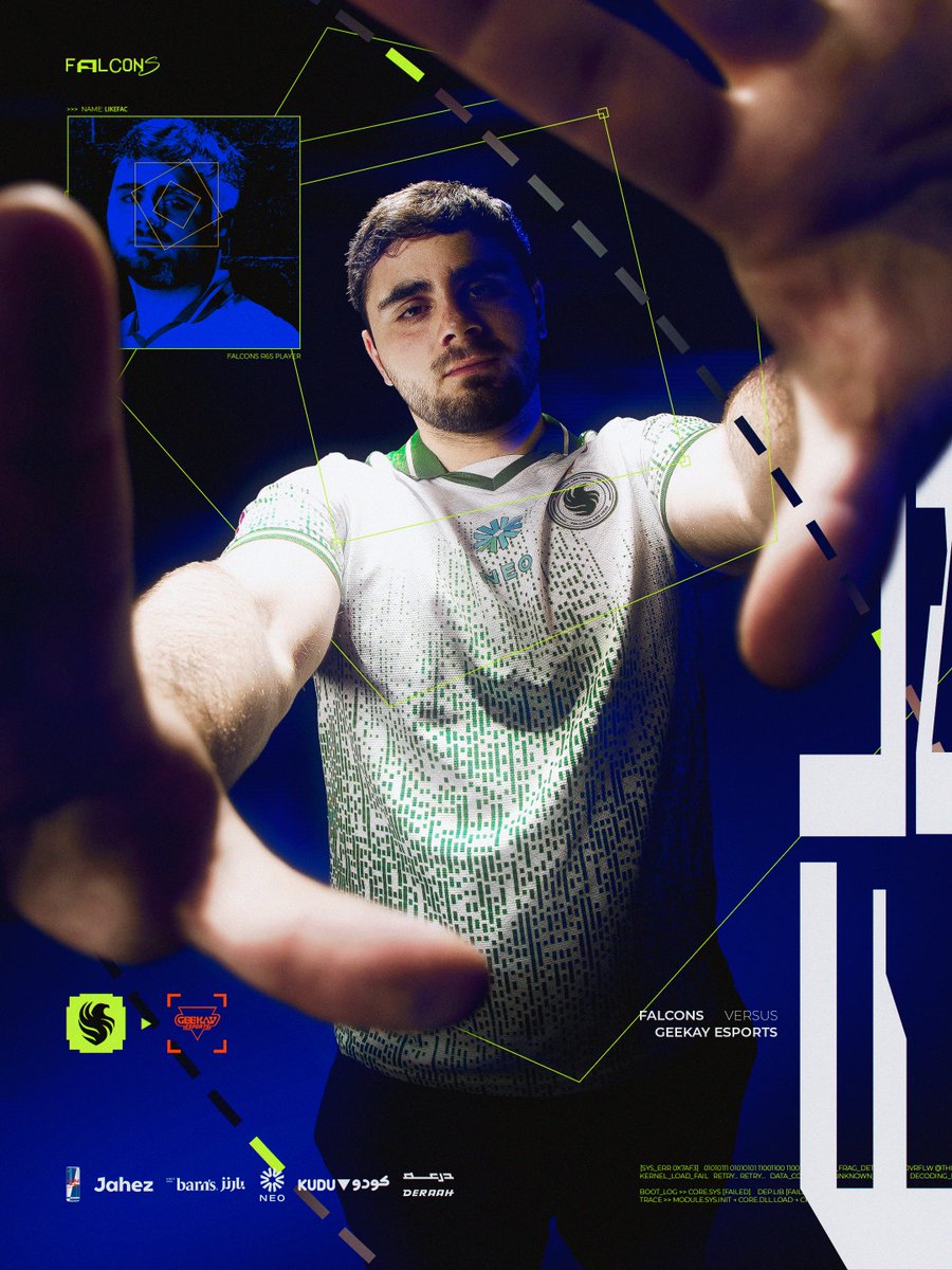 Looking to lock in first in the standings for Group Stage. It all comes down to this matchup 🦅

🆚 <a href="/geekay_esports/">Geekay Esports</a> 
🕐 8PM KSA - 7PM CEST 

#FalconsAreHere - #EML