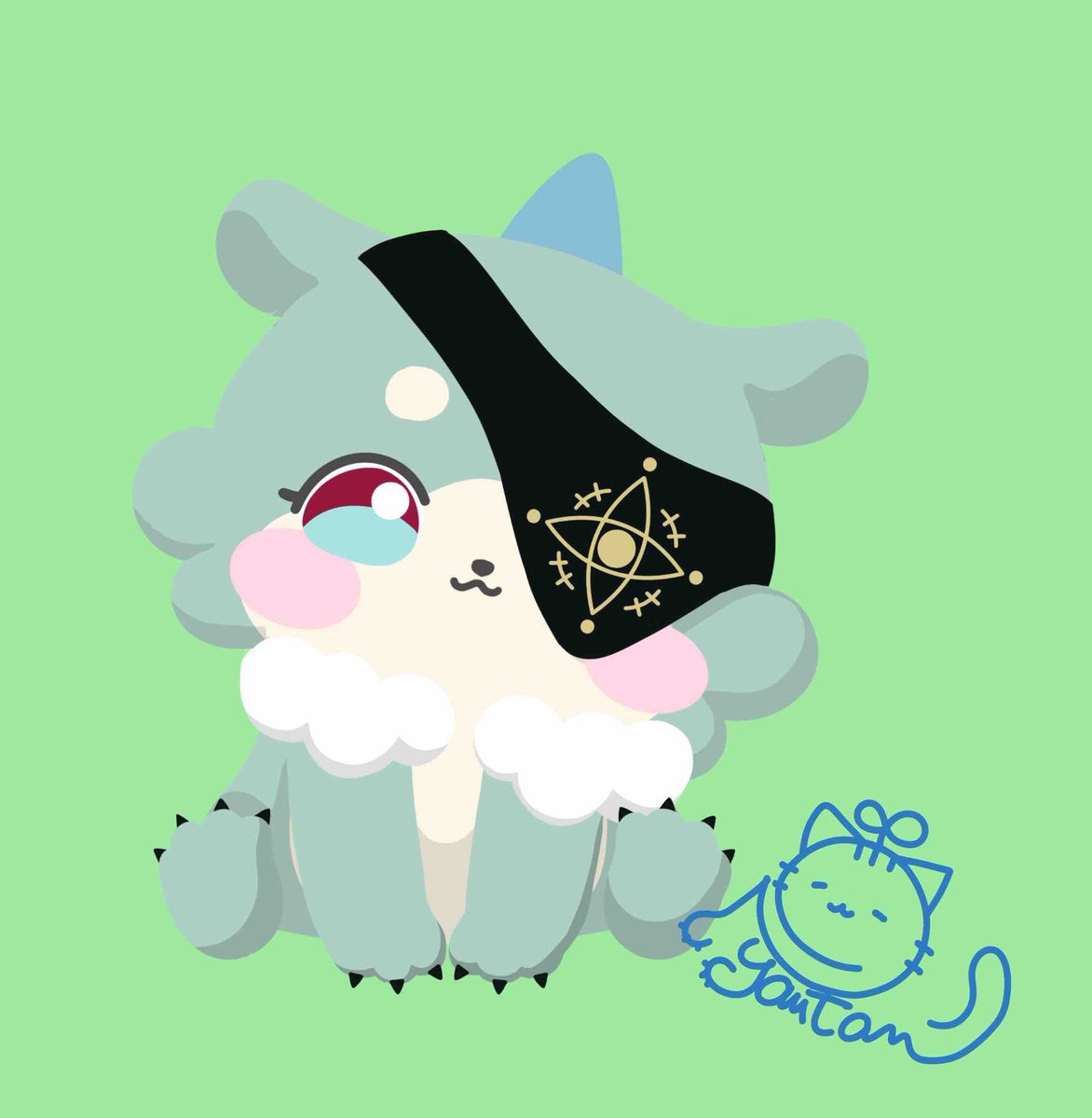 「ガオガオ増えた!!」|にゃんたん🐱🌱のイラスト