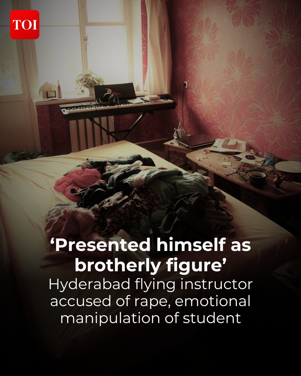 timesofindia's tweet image. #Hyderabad | The #woman alleged that the accused gained her trust by presenting himself as a “brotherly” figure while she attended study sessions at his residence in #Brahmanwadi. 

More details🔗toi.in/NosMmb