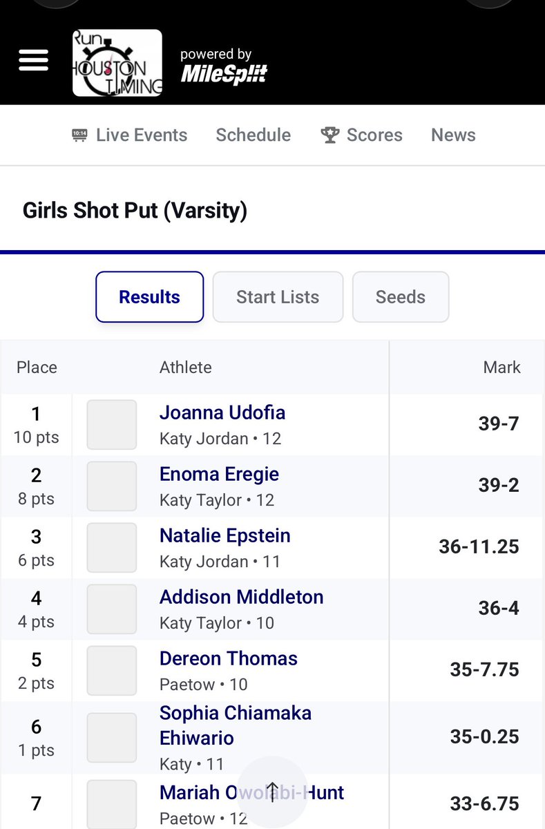 JoannaUdofia's tweet photo. District Champ in SHOT PUT 🥇 with a 39’7 and 🥈 place in Discus! Moving on to AREA‼️
@KK_Trnka @JordanXCTF @JordanHSAthlet1 https://t.co/yKAE3R7jhQ