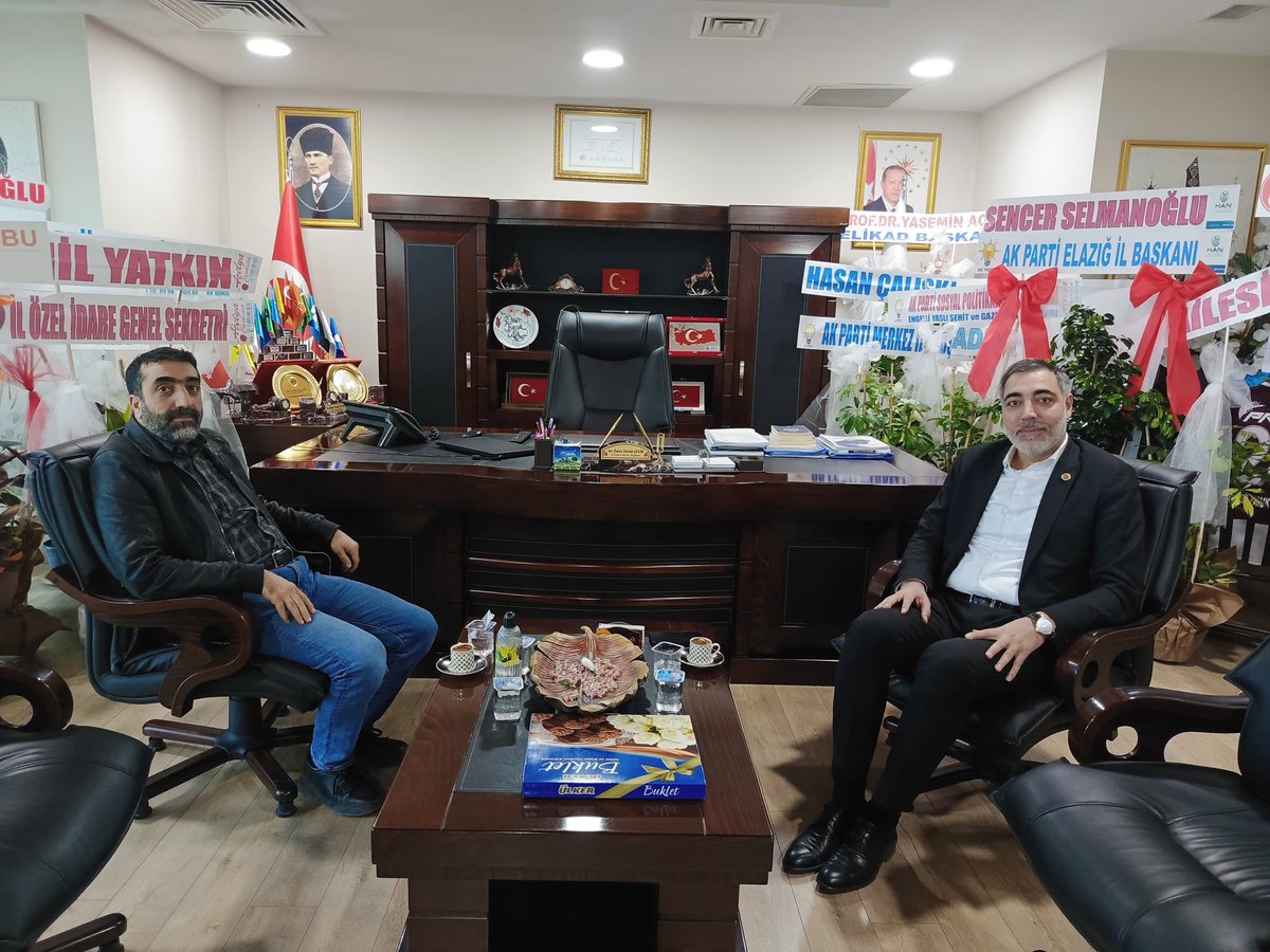 Hayırlı olsun ziyaretimizde bulunan Önceki Dönemler AK Parti İl Başkan vekilimiz Sayın Atilla Uğur’u İl Özel İdaremizde ağırladık. 

Nazik ziyaretleri, güzel temennileri için değerli başkanıma çok teşekkür ederim.