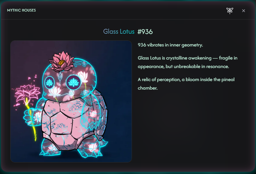 TimelessTurts's tweet image. The Glass Lotus. 🪷

Want to dive deeper into the Turts?

Check out the Codex and uncover the story behind their serials and origins. 🐢📖 

timelessturtles.com/codex

Stay timeless. ♾